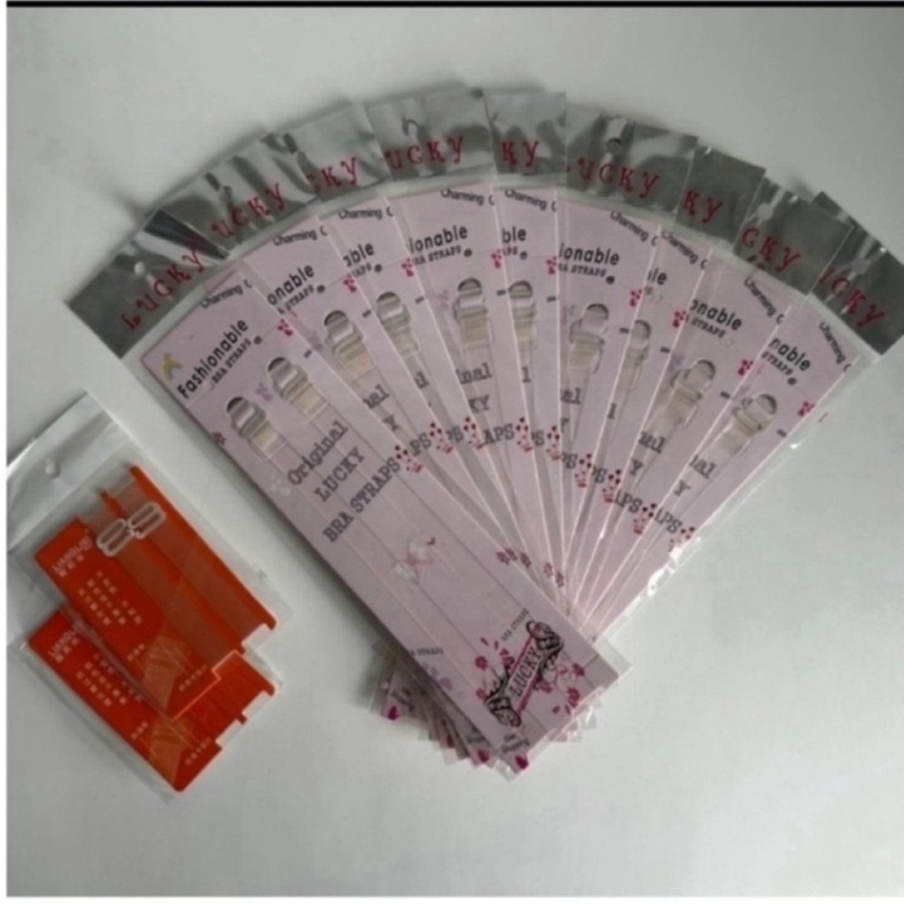 BNWT clear bra straps